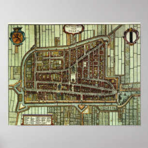 Delft - 1652 poster