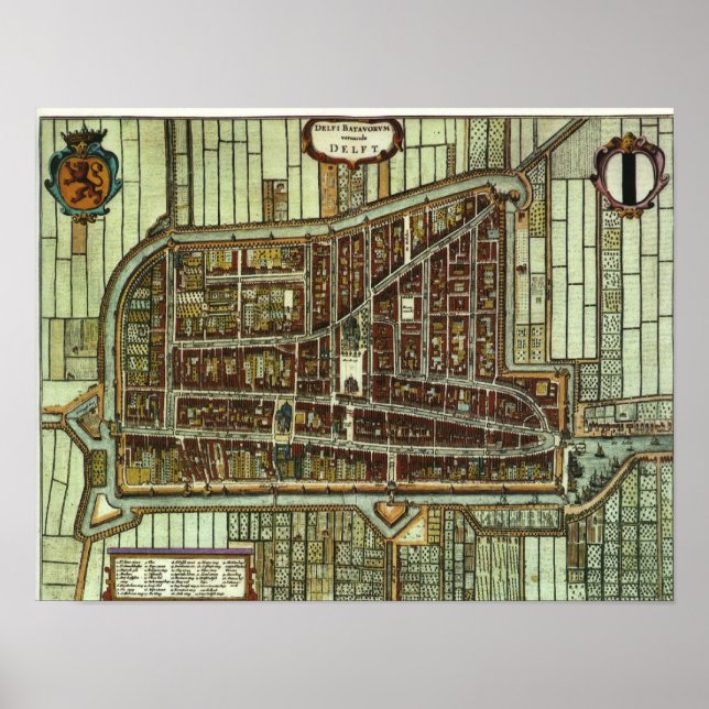 Delft - 1652 poster (Vorne)