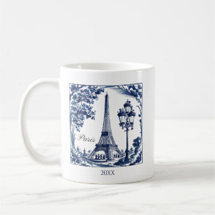 Delft Blau Paris Eiffelturm Kaffeetasse