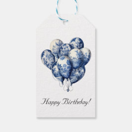 Delft Blue Balloons anpassbar Geschenkanhänger