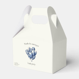 Delft Blue Balloons anpassbar Geschenkschachtel