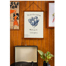Delft Blue Balloons anpassbar Poster
