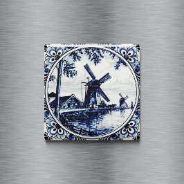 Delft Blue Vintage Magnet