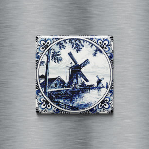 Delft Blue Vintage Magnet