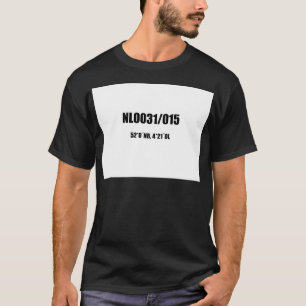 Delft-Code im Schwarzen T-Shirt