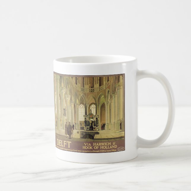 Delft LNER Plakat Kaffeetasse (Rechts)