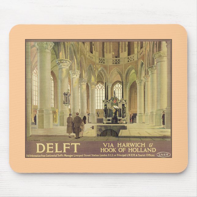 Delft LNER Poster Mousepad (Vorne)