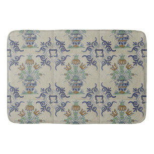 Delft Tile Antique Keramik Blume Pot Badematte