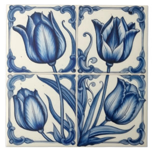 Delft Tile Blau und Weiß Tile Fliese