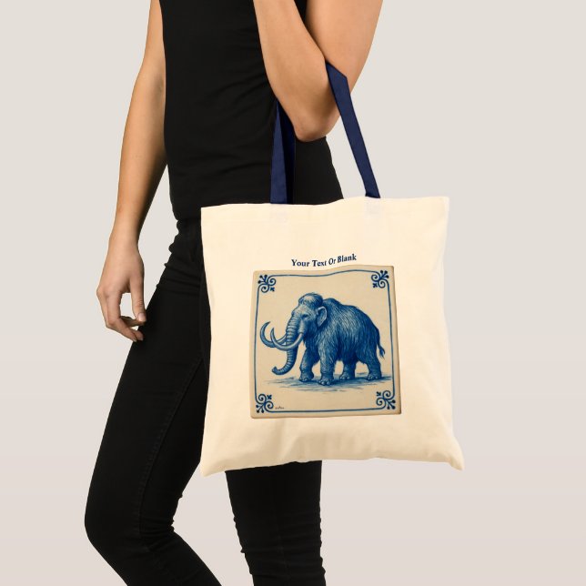 Delft Wooly Mammoth Tragetasche (Vorderseite (Produkt))