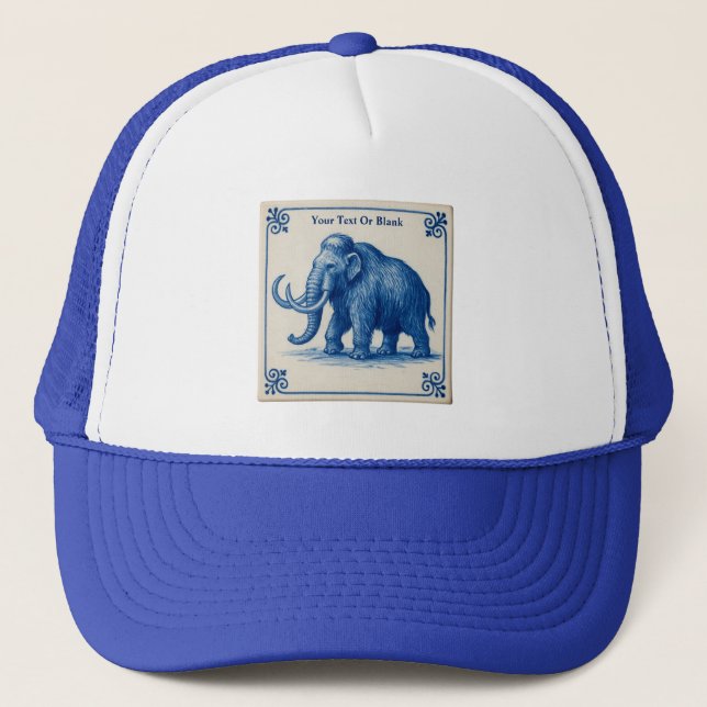 Delft Wooly Mammoth Truckerkappe (Vorderseite)