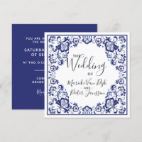 Delfts Blauw | Faire-part de mariage Delft Blue Ti