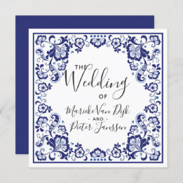 Delfts Blauw | Faire-part de mariage Delft Blue Ti