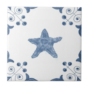 Delftstarfish-Fliese mit Rolle-Ecken Fliese