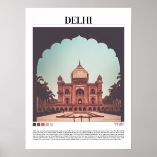 Delhi - Indien Poster
