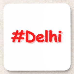 "#Delhi" Niedliches Design. Jetzt kaufen Getränkeuntersetzer