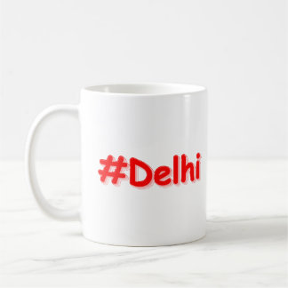 "#Delhi" Niedliches Design. Jetzt kaufen Kaffeetasse