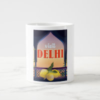 Delhi Vintage Reise Druck.
