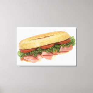 Deli Sandwich Leinwanddruck