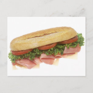 Deli Sandwich Postkarte