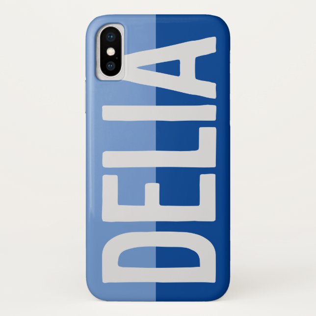 Delia mit Blume Case-Mate iPhone Hülle (Rückseite)