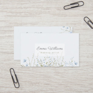 Délicat Carte de visite floral aquarelle
