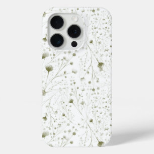 Délicat coque iphone de fleurs vertes avec Botani 