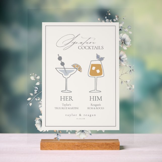Délicat Fleur sauvage Signature Boissons ID1102 (Neutre)