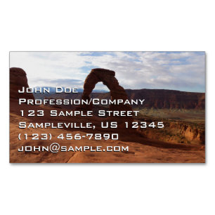 Delicate Arch I im Arches-Nationalpark Magnetische Visitenkarte