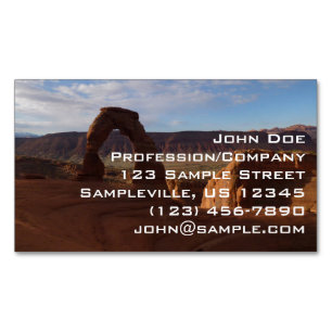 Delicate Arch II im Arches-Nationalpark Magnetische Visitenkarte