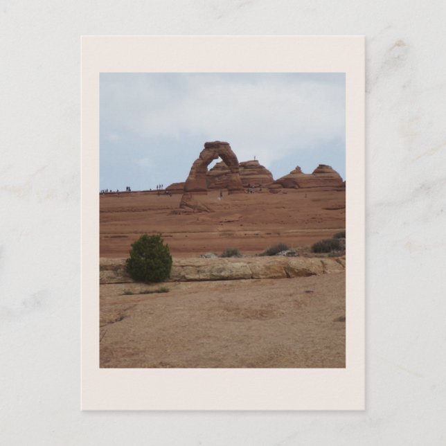 Delicate Arch Utah Postkarte (Vorderseite)