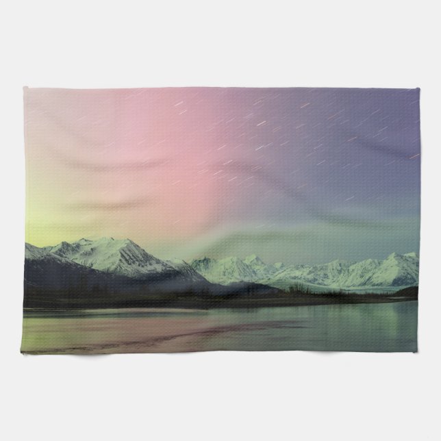 Delicate Aurora Geschirrtuch (Horizontal)