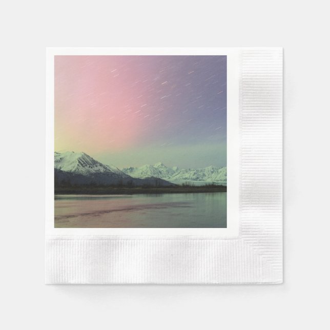Delicate Aurora Serviette (Vorderseite)