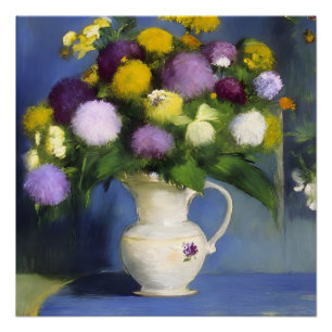 Delicate Blooms Wall Décor Poster