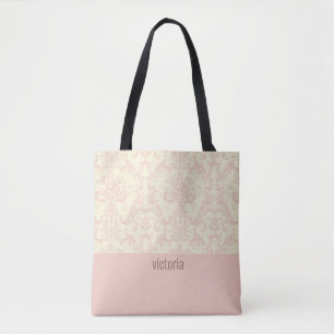 Delicate Damask Muster Tasche