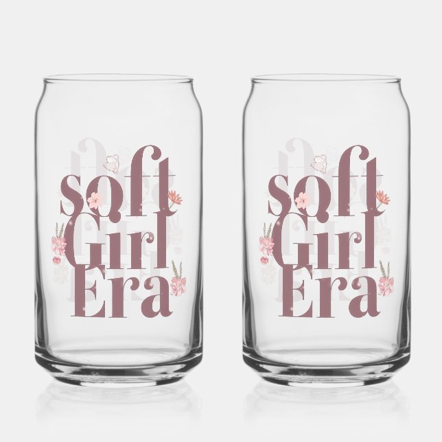 Delicate Feminine Script with Flowers Dosenglas (Vorderseite)