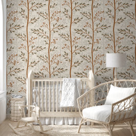 Delicate Flowers in Bloom XL3 floral silhouette Tapete
