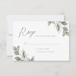 Delicate Greenerity UAWG RSVP Karte