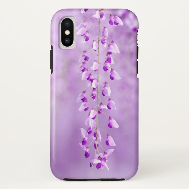 Delicate Lavendel-Blume-Muster Case-Mate iPhone Hülle (Rückseite)