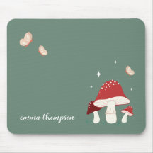 Delicate Mushroom Personalized Gift Mousepad
