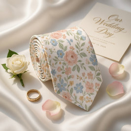 Delicate Pastel Spring Krawatte