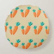 Délice de la carotte de Pâques - Coussin rond