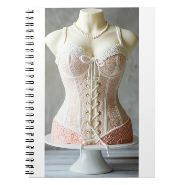Delicious bustier cake and sugar paste notizblock (Vorderseite)