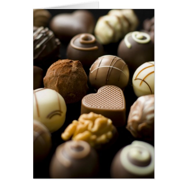Delicious chocolate pralines (Devant)