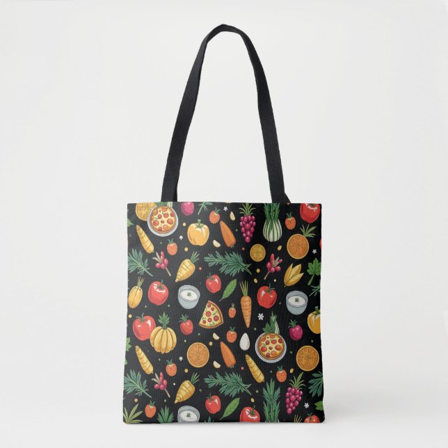 Delicious Food Fiesta Wird Vibrant Culinary Tasche (Vorderseite)