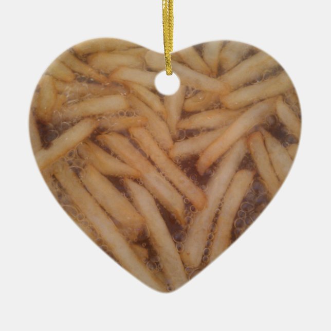 Delicious French Fries Keramikornament (Vorne)
