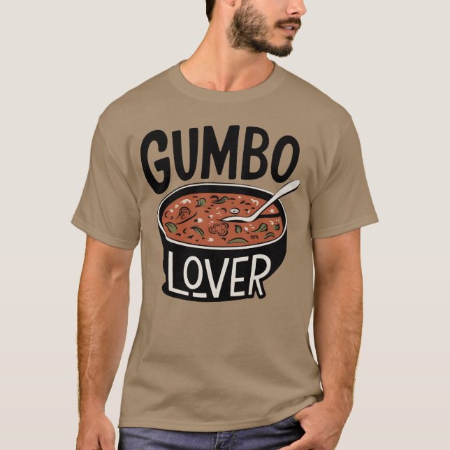 Delicious Gumbo Designs for Food Enthusiasts vinta T-Shirt (Vorderseite)