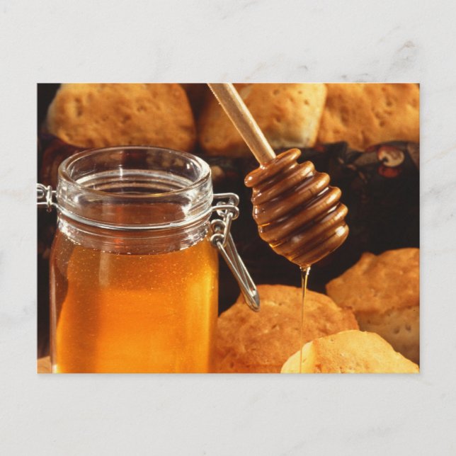 Delicious Honey Jar Postkarte (Vorderseite)