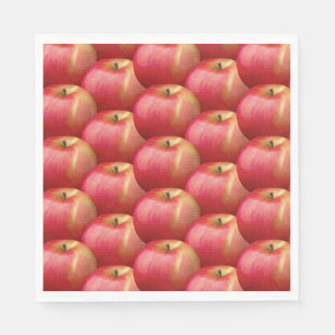 DELICIOUS RED APPLES NAPKIN SERVIETTE