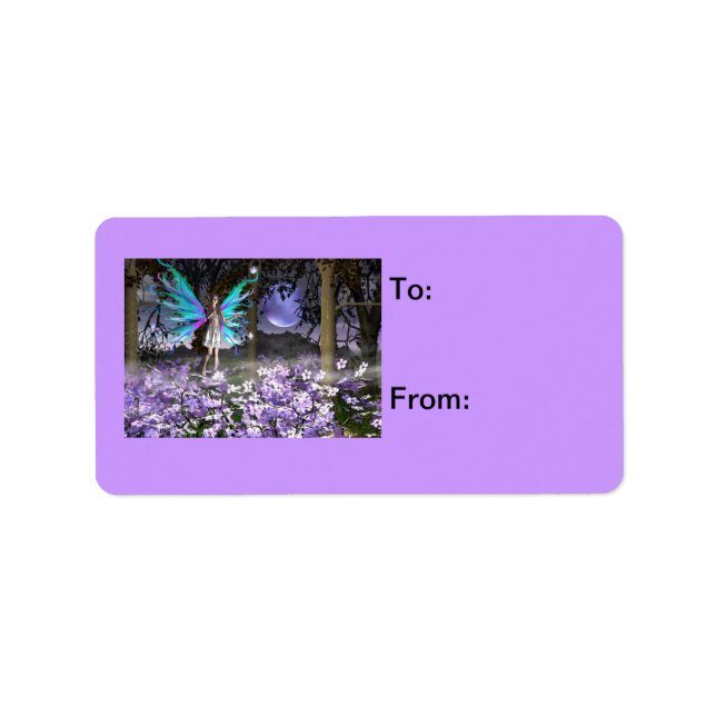 Delighted Gift Label Adressaufkleber (Vorne)